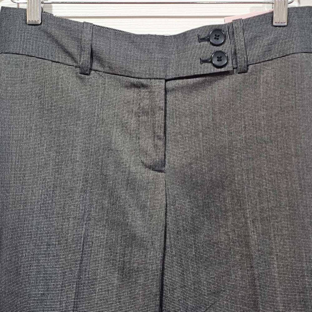Ann Taylor Signature Wide Leg Career Pants 6P Gray Office Core Trouser - Picture 2 of 8